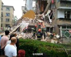 辽宁葫芦岛一居民楼发生燃气爆炸 部分楼体崩塌